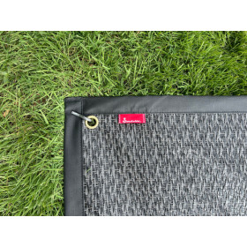 Tapis de sol auvent Isabella - Accessoire de qualité pour camping-car et caravane - gris foncé