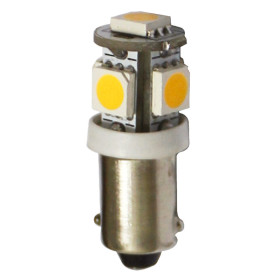 OSCULATI Ampoule LED 12 V | Culot BA9S Ampoule LED 12 V Osculati avec culot BA9S | Ampoule pour feu de navigation ou éclairage intérieur | 28 mm / 50 lm / 0,5 W