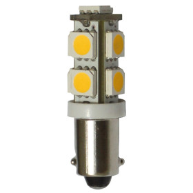 OSCULATI Ampoule LED 12 V | Culot BA9S Ampoule LED 12 V Osculati avec culot BA9S | Ampoule pour feu de navigation ou éclairage intérieur | 28 mm / 50 lm / 0,5 W