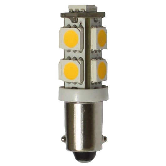 Ampoule LED 12 V Osculati avec culot BA9S | Ampoule pour feu de navigation ou éclairage intérieur | 34 mm / 100 lm / 1 W
