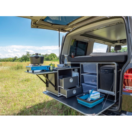 CampingBox L Reimo |male arrière sur van aménagé VW T6.1 | avec cuisine