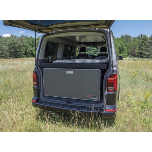 CampingBox L Reimo |male arrière sur van aménagé VW T6.1 | repliée