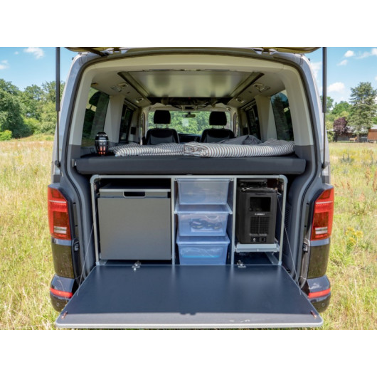 CampingBox L Reimo |male arrière sur van aménagé VW T6.1 | vue arrière