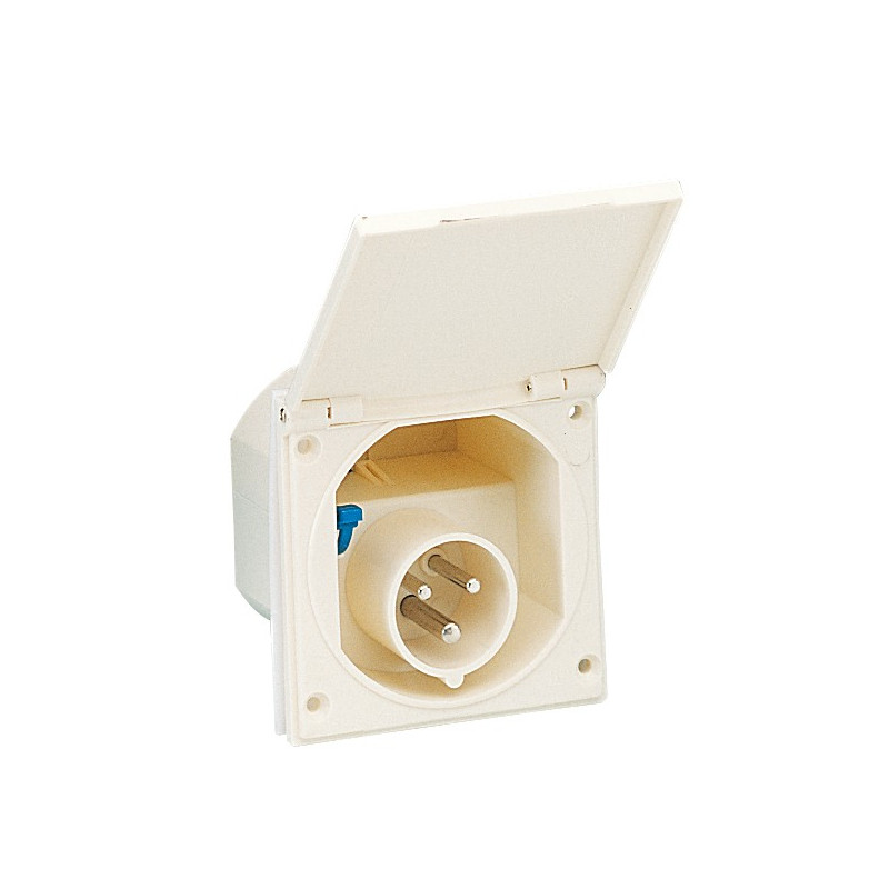 Couvercle De Rechange Beige Pour Prise Extérieure CEE - Protection Intempéries Pour Camping-Car Et Caravane