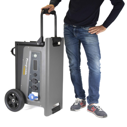 Batterie lithium portable haute puissance 5000W avec sortie 12V | Station d'énergie nomade | Vue debout