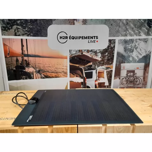 EM Panneau solaire reconditionné PERC HD FLEX 55 cellules Shingled souple | équipement camping-cars et fourgons