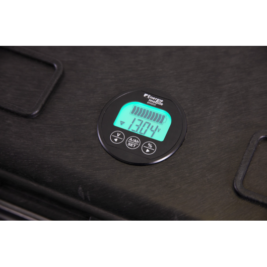 Batterie lithium portable avec sortie 230V et USB fabrication française ENERGIE MOBILE : vu contrôleur de batterie
