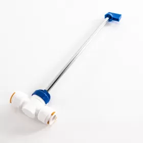 Vanne d'arret avec rallonge raccords femelle 12 mm CARBEST - Raccords flexible d'eau pour fourgon, camping-car et bateau