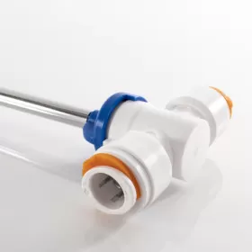 Vanne d'arret avec rallonge raccords femelle 12 mm CARBEST - Raccords flexible d'eau pour fourgon, camping-car et bateau