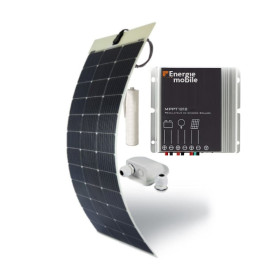 EM panneau solaire PERC Flex 145 W kit avec colle et régulateur de charge solaire MPPT