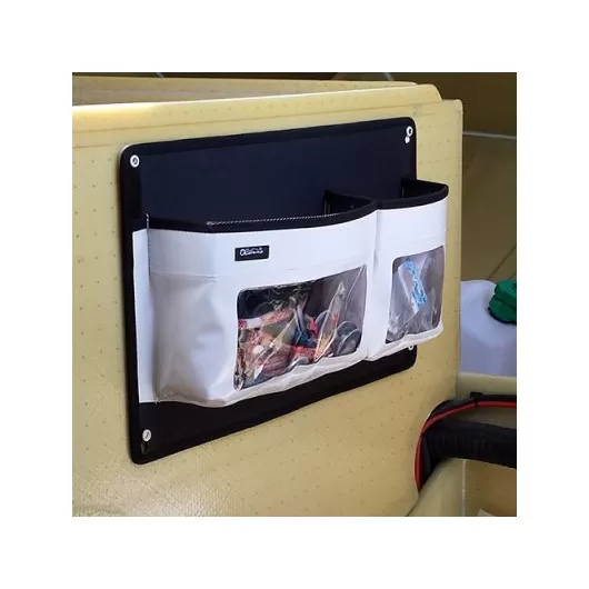 Equipet 2 compartiments modulable Outils Oceans | Aménagement textile pour bateau ou véhicule aménagé | léger et pratique