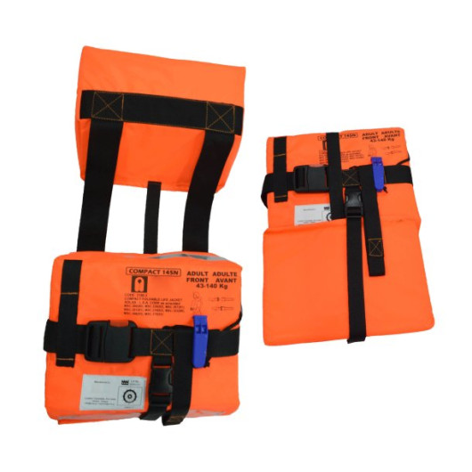 Brassière Solas pliable - Equipement de sécurité en haute mer - visuel