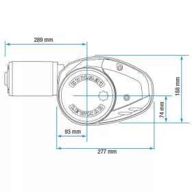 Guindeau V5 24 V avec poupée Lewmar | guindeau inox de 2000W pour bateau de 15 à 18 m