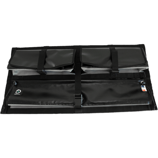 Equipet souple 3 compartiments Outils Oceans | Rangement sur filière motonautisme | fermé