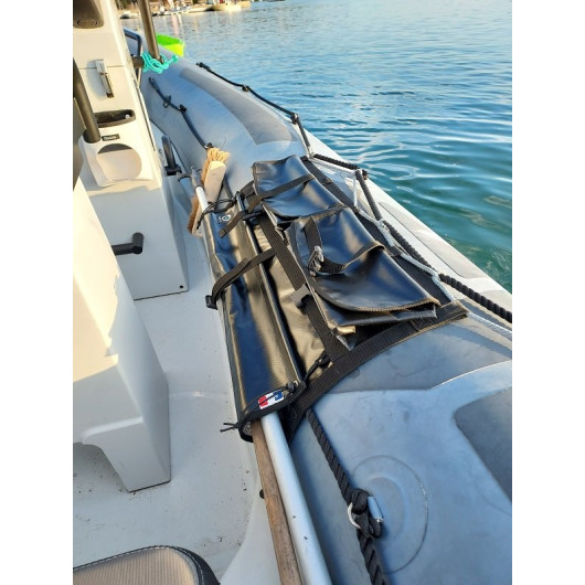 Equipet souple 3 compartiments Outils Oceans | Rangement sur filière motonautisme | idéal semi rigide