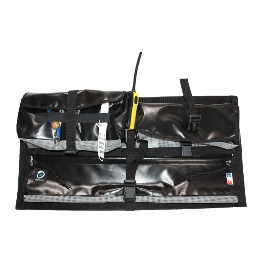Equipet souple 3 compartiments Outils Oceans | Rangement sur filière motonautisme | exemple pour la pêche