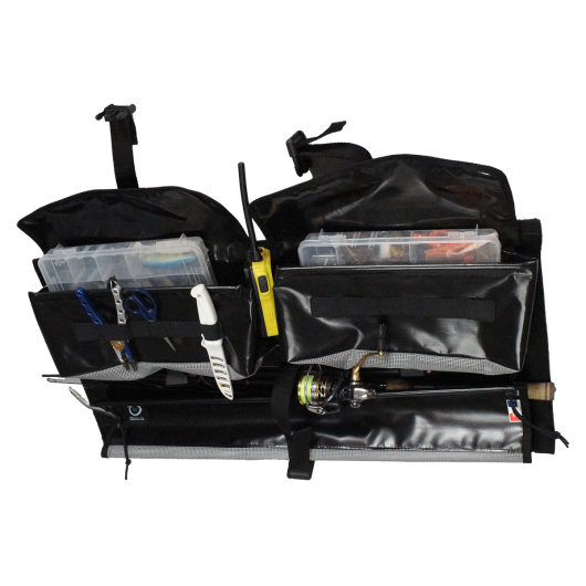 Equipet souple 3 compartiments Outils Oceans | Rangement sur filière motonautisme | canne à pêche