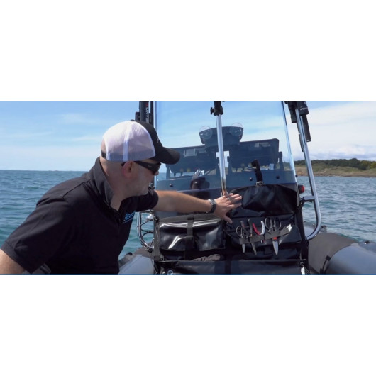 Equipet souple 3 compartiments Outils Oceans | Rangement sur filière motonautisme | Outillage