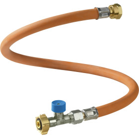 Lyre Gaz avec sécurité de rupture Caramatic ConnectDrive GOK, bouteille ou reservoir GPL vers détendeur : vu d'ensemble