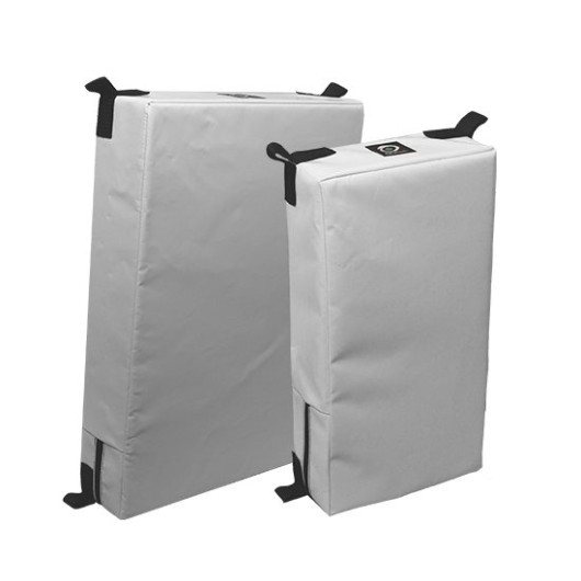 Pare-battage plat - Protection de la coque du bateau - blanc