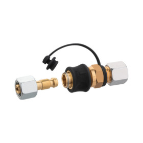 GOK Raccord rapide RVS 8 x SKU et STN x RST 8 - Accessoire gaz extérieur pour barbecue, plancha et camping