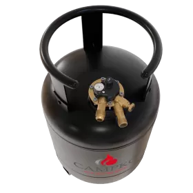 CAMPKO Bouteille de gaz rechargeable GPL volume 30 L pour fourgon et camping-car : vue de côté