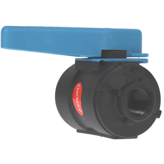 Vanne à sphère noire BSP Trudesign | Embout plomberie, raccord accessoire réservoir | filetage de 1/2" à 2"