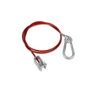 CARBEST Cable de rupture Cable de rupture 1 m CARBEST - Accessoire sécurité pour attelage de remorque et caravanes freinées