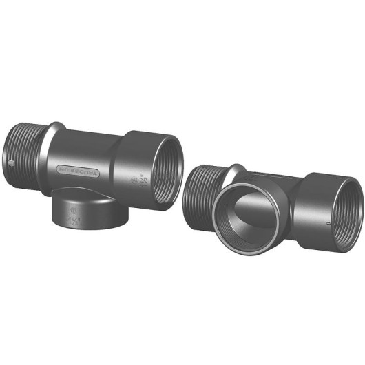 Raccord en T 1"1/2 BSP MFF Trudesign | Embout plomberie, raccord & accessoire réservoir pour bateau | Extensible