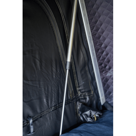 Tente de toit 2/3 personnes Traveller 160 Lexagones | Tente de toit pour fourgon et van aménagé | vérins d'ouverture