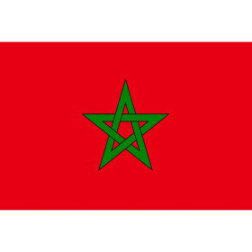 Pavillon Plastimo du Maroc | Drapeau de courtoisie en bateau