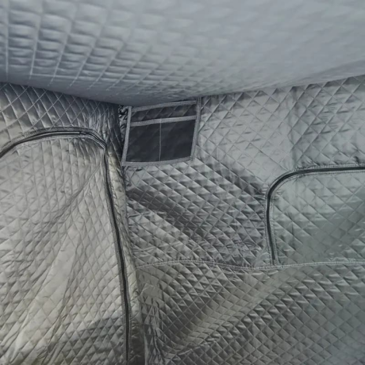 Tente de toit 2/3 personnes Traveller 160 Lexagones | Tente de toit pour fourgon et van aménagé | barrière anti lumière et vent