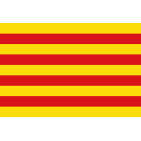 Pavillon Plastimo du Pays Catalan | Drapeau de courtoisie en bateau