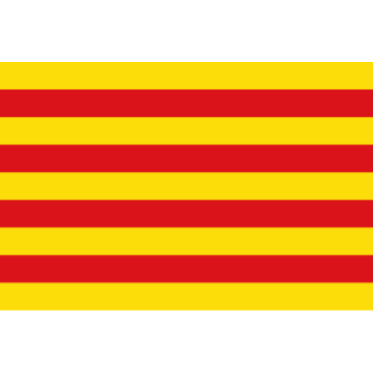Pavillon Plastimo du Pays Catalan | Drapeau de courtoisie en bateau