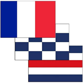 Pochette 3 pavillons Plastimo 30 x 40 cm | Pavillons réglementaire
