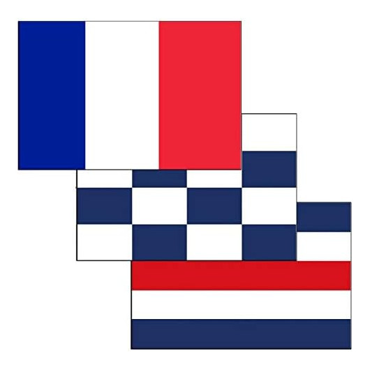 Pochette 3 pavillons Plastimo 30 x 40 cm | Pavillons réglementaire
