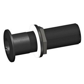 Passe-coque long fileté noir BSP Trudesign | Passe-coque, évent pour bateau à voile ou bateau moteur | robuste