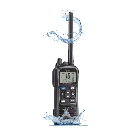 ICOM IC-M25 ÉMETTEUR-RÉCEPTEUR PORTATIF VHF BANDE MARINE | Aqua Services