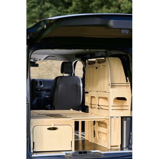 Kit lit peigne van et meuble intérieur à monter TCHAO TCHAO | Aménagement van et fourgon utilitaire  | Bois de peuplier