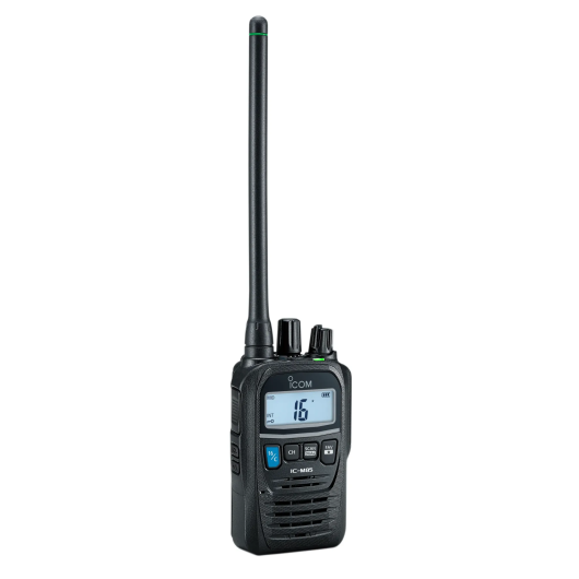 VHF Portable Icom IC-M85E | VHF Portable 5W Étanche IP67 | Vue de côté