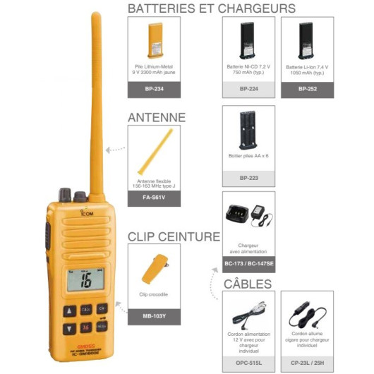 ICOM VHF PACK-GM1600E