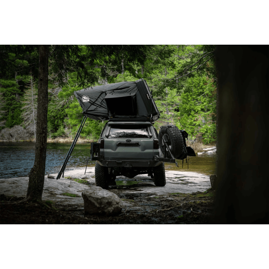 Tente de toit pour 4 personnes Expedition XL de Go Overland | Tente de toit pour van aménagé, voiture | Aventure en famille