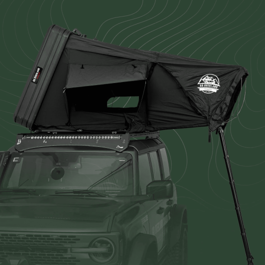 Tente de toit pour 4 personnes Expedition XL de Go Overland | Tente de toit pour van aménagé, voiture | Tente de toit familiale