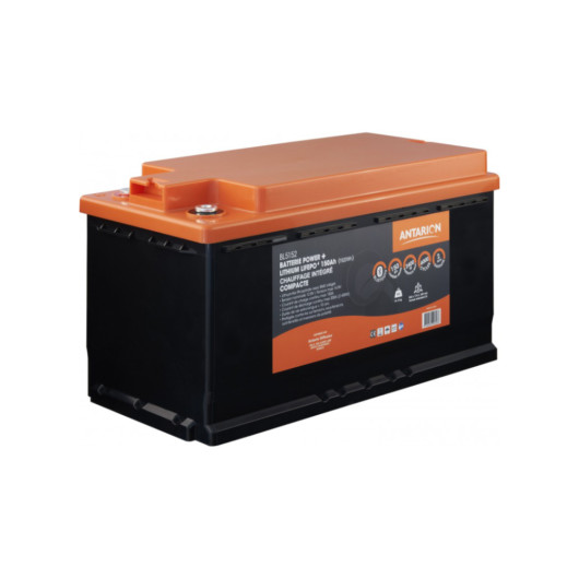 Batterie lithium basse température ANTARION POWER+ 150 Ah - Batterie auxiliaire pour van, fourgon, camping-car et bateau
