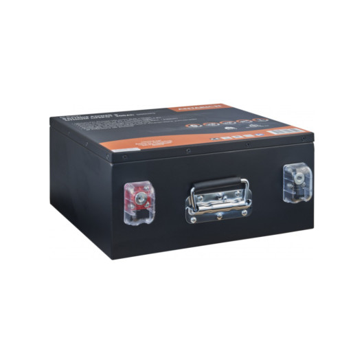 Batterie lithium 12 V slim ANTARION Power+ 200 Ah - Batterie auxiliaire pour van, fourgon, camping-car et bateau