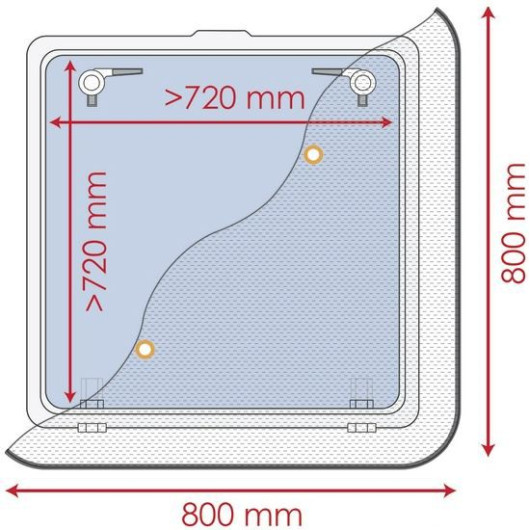 OSCULATI Moustiquaire pour panneau de pont