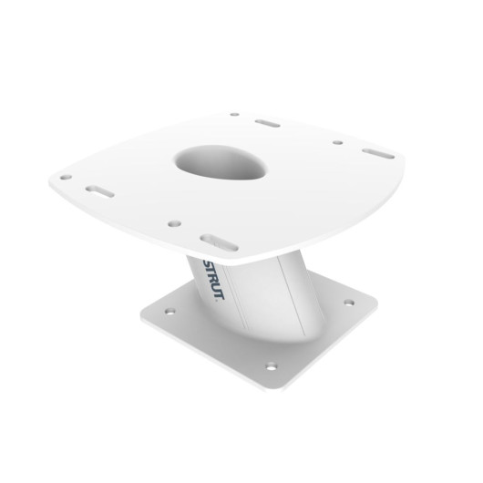 Aluminium Power Tower 150 mm Scanstrut| Accessoire & capteur Combiné & Ecran multifonction de bateau | Blanc