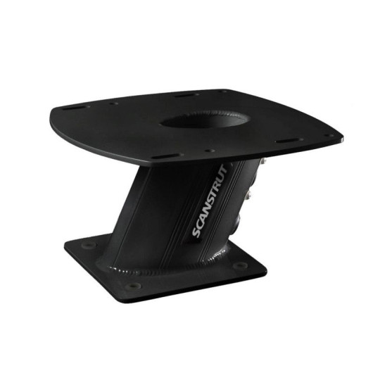 Aluminium Power Tower 150 mm Scanstrut| Accessoire & capteur Combiné & Ecran multifonction de bateau | noir black