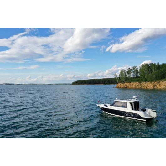 Aluminium Power Tower 150 mm Scanstrut| Accessoire & capteur Combiné & Ecran multifonction de bateau | en situation