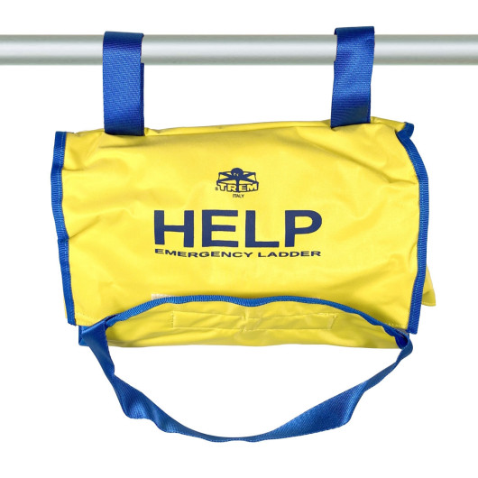 Échelles de secours pliable Trem de 5 à 9 marches | Armement de sécurité du bateau | En sac Pliée
